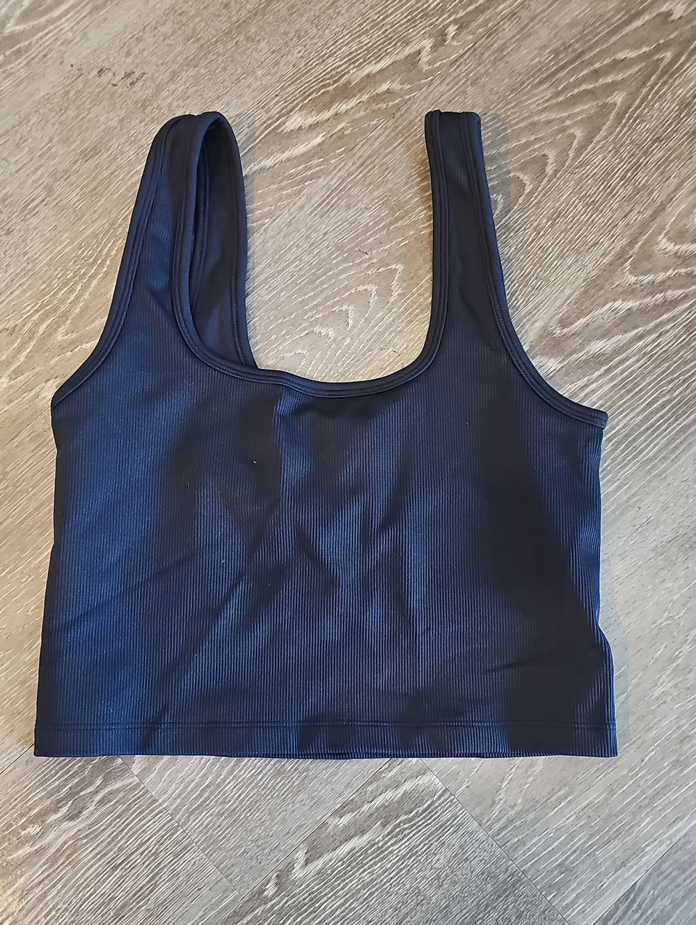 Beyond Yoga Ribbed Tank Navy Size Small
